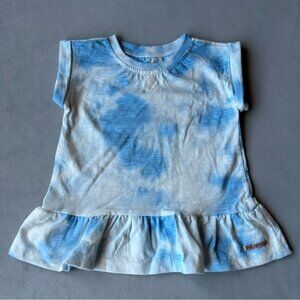 Hudson Jeans ~ Short Sleeve Top with Ruffle Hem ~ Girls Size 4T